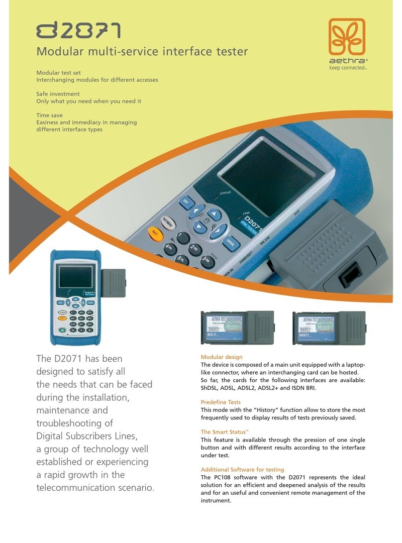 Aethra D2071 Technical specifications