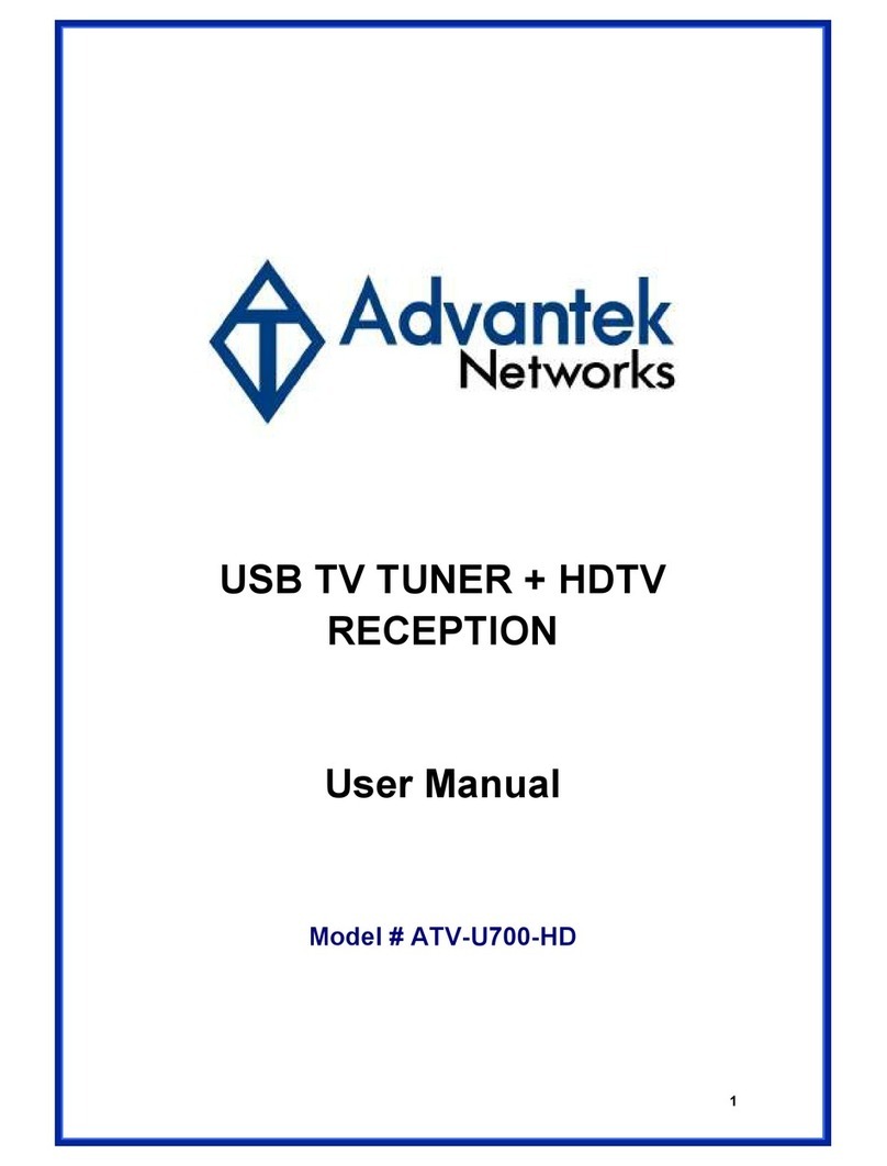 Advantek Networks ATV-U700-HD user guide Advantek Networks ATV-U700-HD user guide
