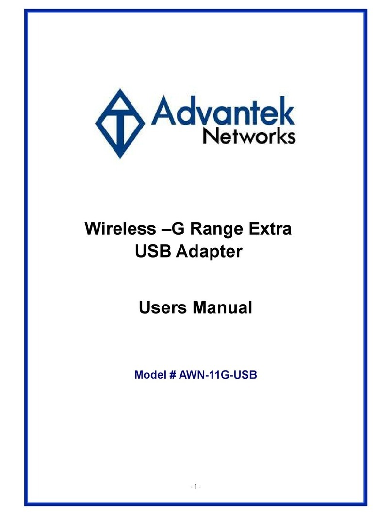 Advantek Networks AWN-11G-USB user guide