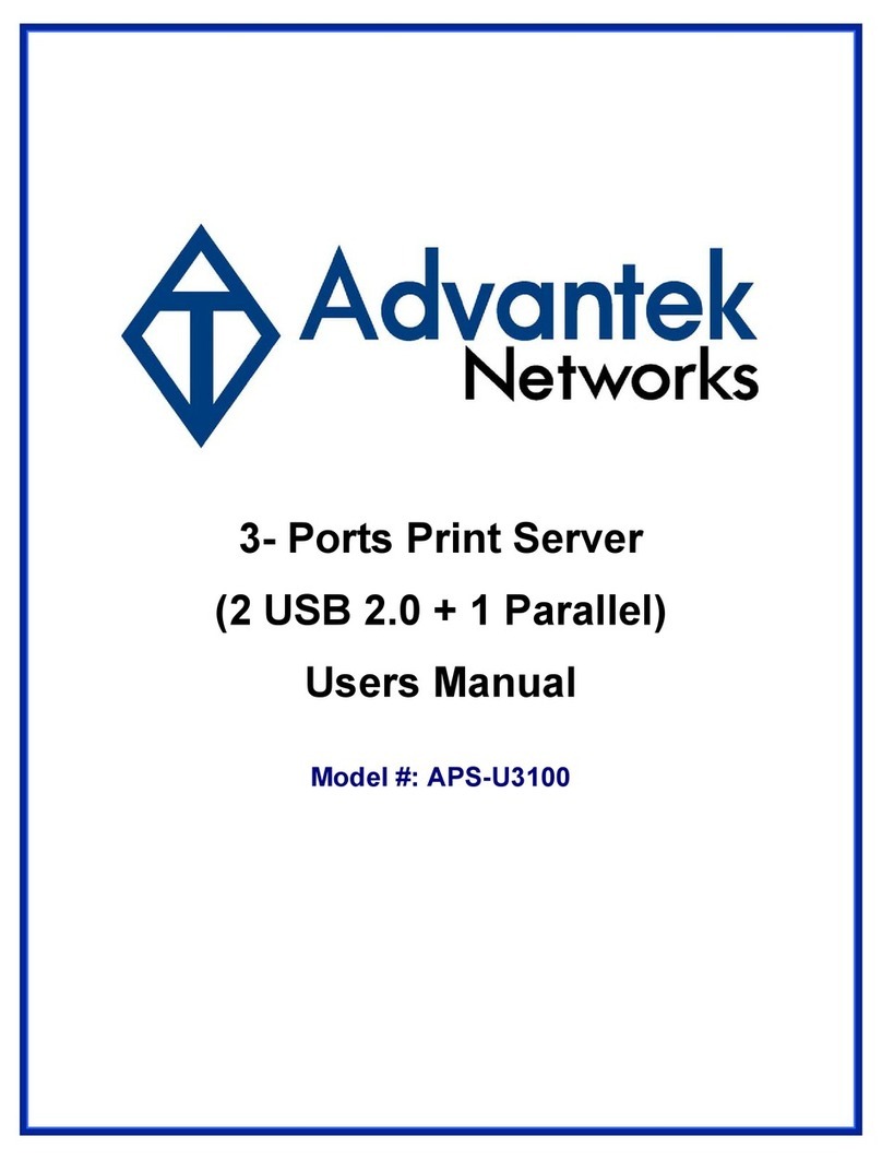 Advantek Networks APS-U3100 User manual