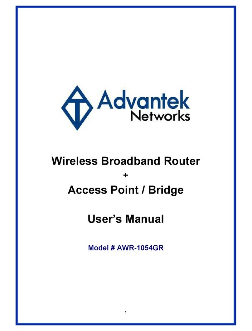 Advantek Networks AWR-1054GR user manual Advantek Networks AWR-1054GR user manual