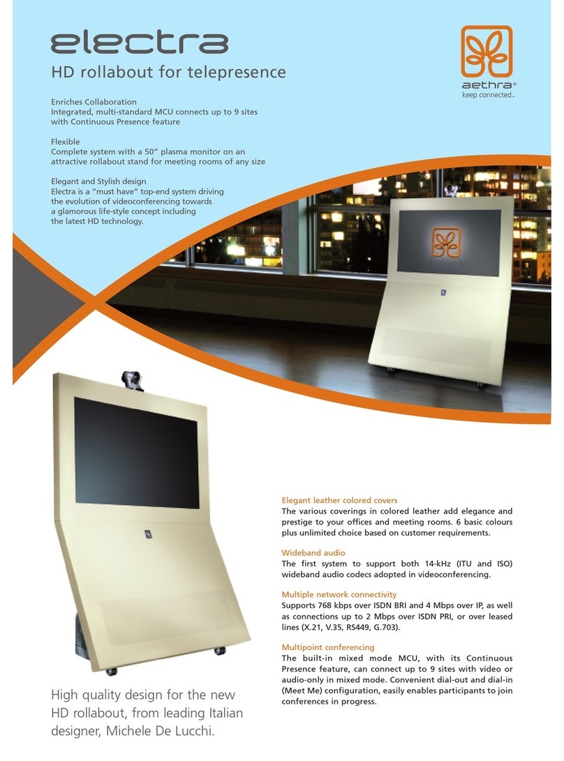 Aethra Electra User manual