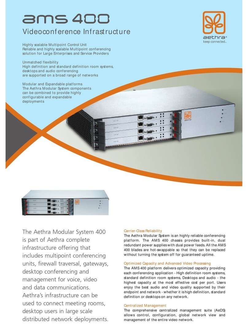 Aethra AMS 400 Specifications