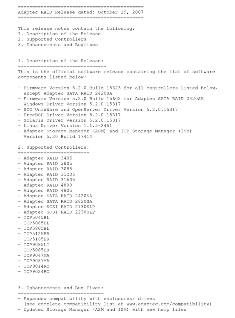 Adaptec ASR-2130SLP How to use Adaptec ASR-2130SLP How to use