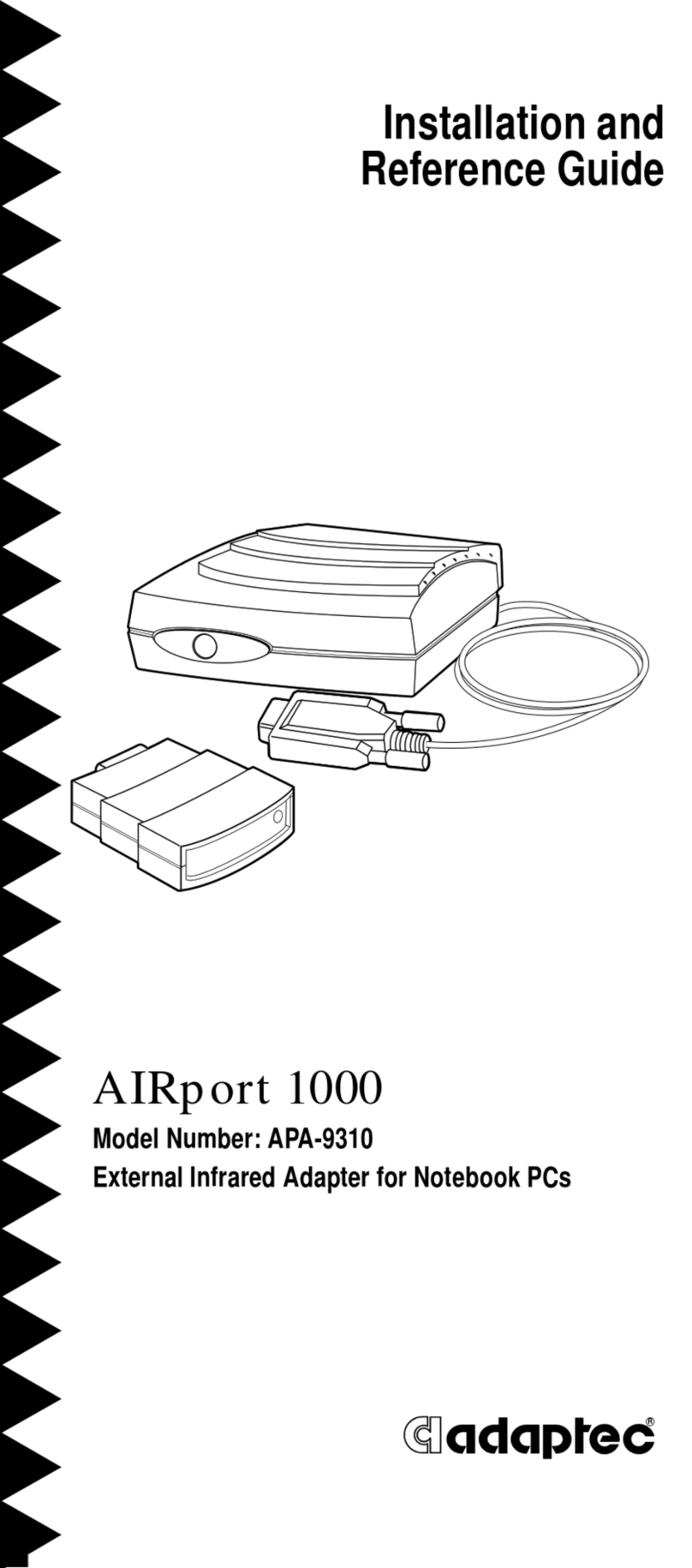 Adaptec APA-9310 Installation and operating manual Adaptec APA-9310 Installation and operating manual