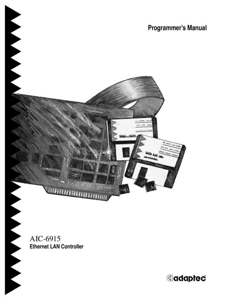 Adaptec AIC-6915 Operating and maintenance manual