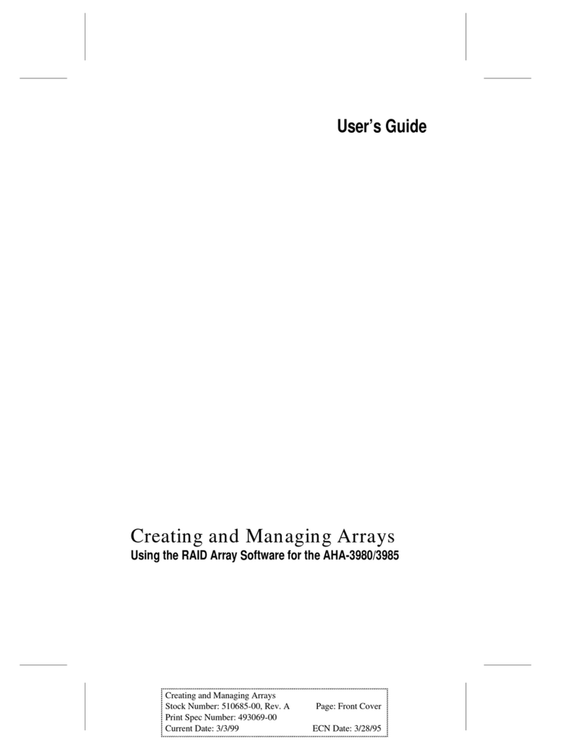 Adaptec AHA-3980 User manual