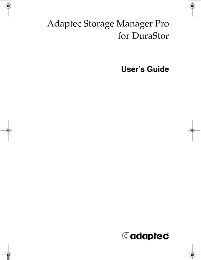 Adaptec DuraStor 7220SS User manual