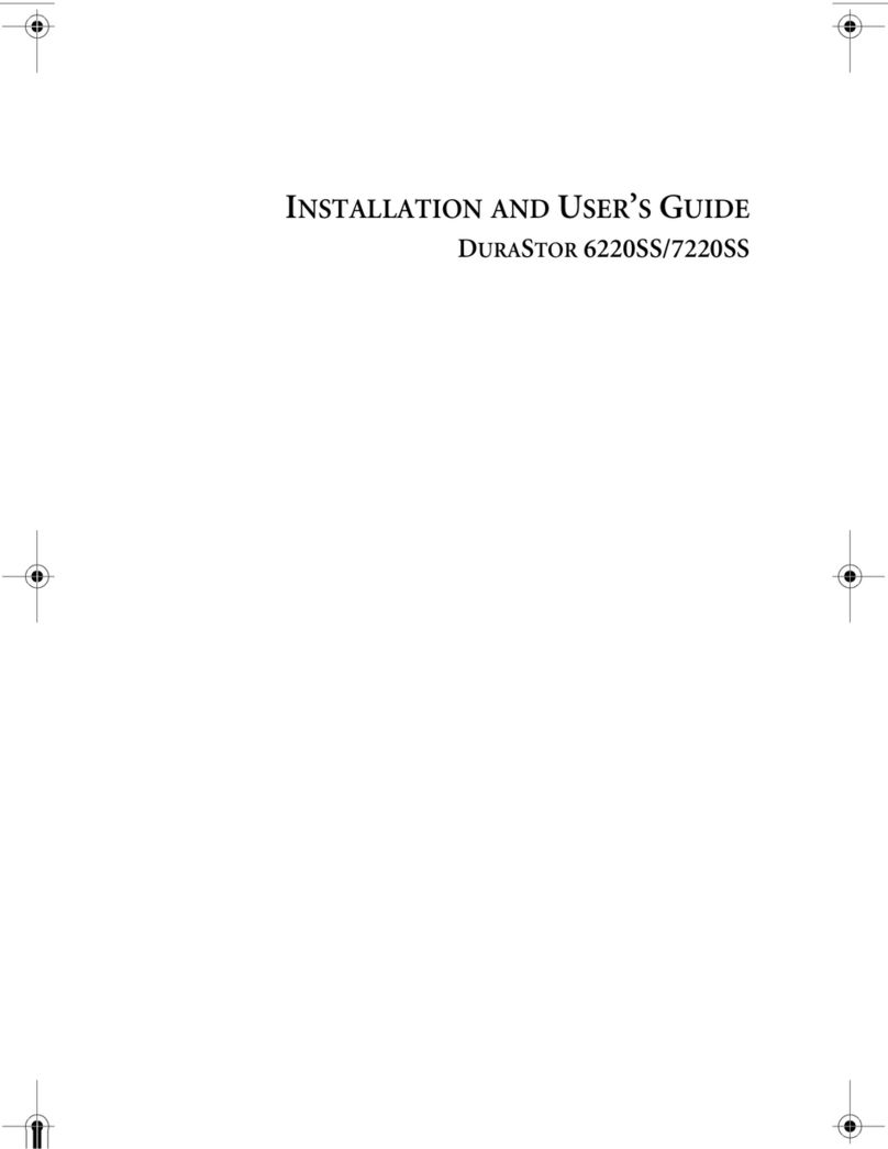 Adaptec DuraStor 7220SS Installation and user guide