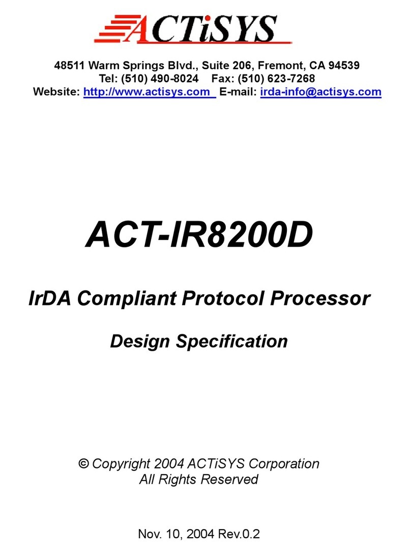 ACTiSYS IR8200D Guide