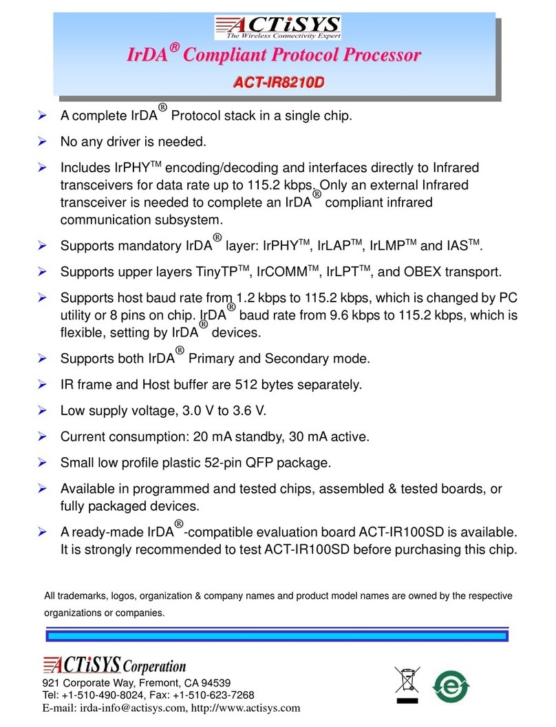 ACTiSYS IR8210D brochure