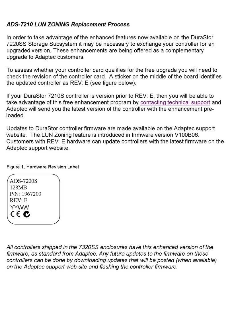 Adaptec ADS-7210 Use and care manual