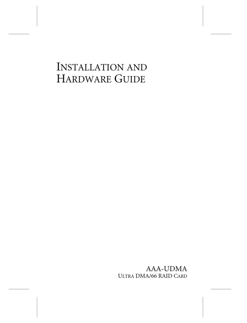Adaptec AAA-UDMA User manual