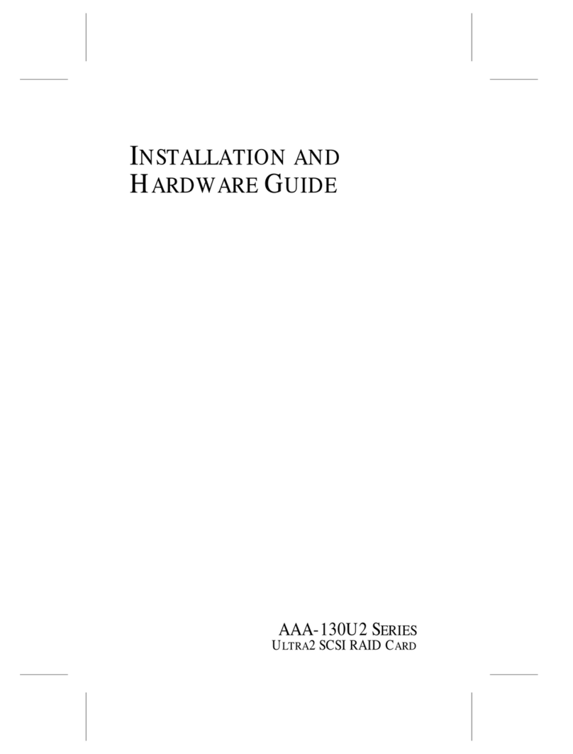 Adaptec AAA-130U2 SERIES Assembly Instructions Adaptec AAA-130U2 SERIES Assembly Instructions