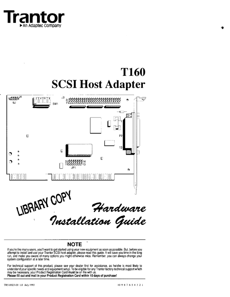 Adaptec Trantor T160 Manual