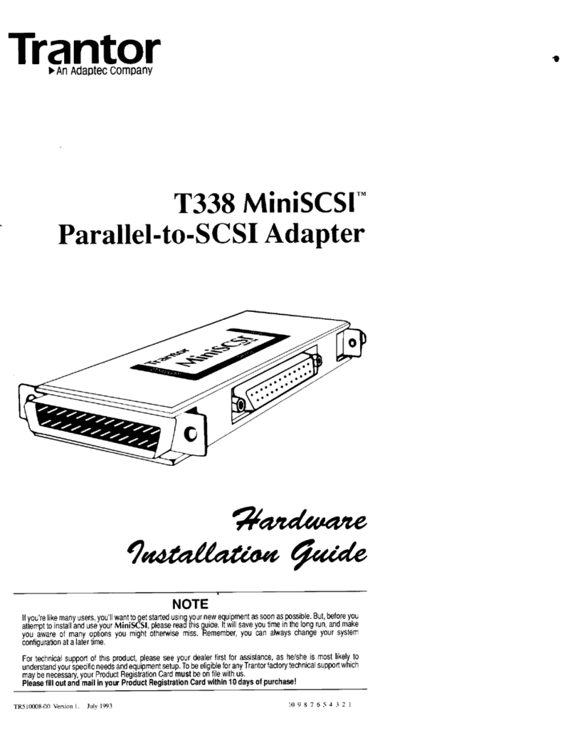 Adaptec Trantor T338 Manual Adaptec Trantor T338 Manual