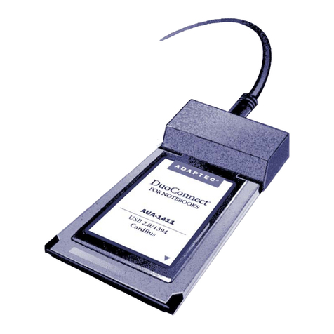 Adaptec AUA-1411 User manual