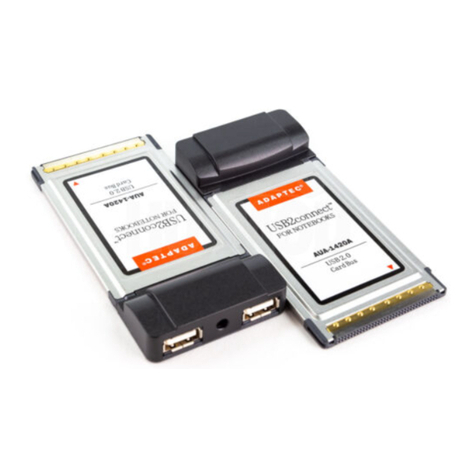 Adaptec AUA-1420A User manual