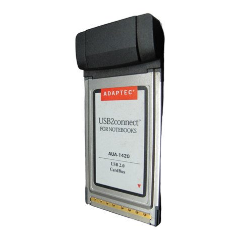 Adaptec AUA-1420 user guide