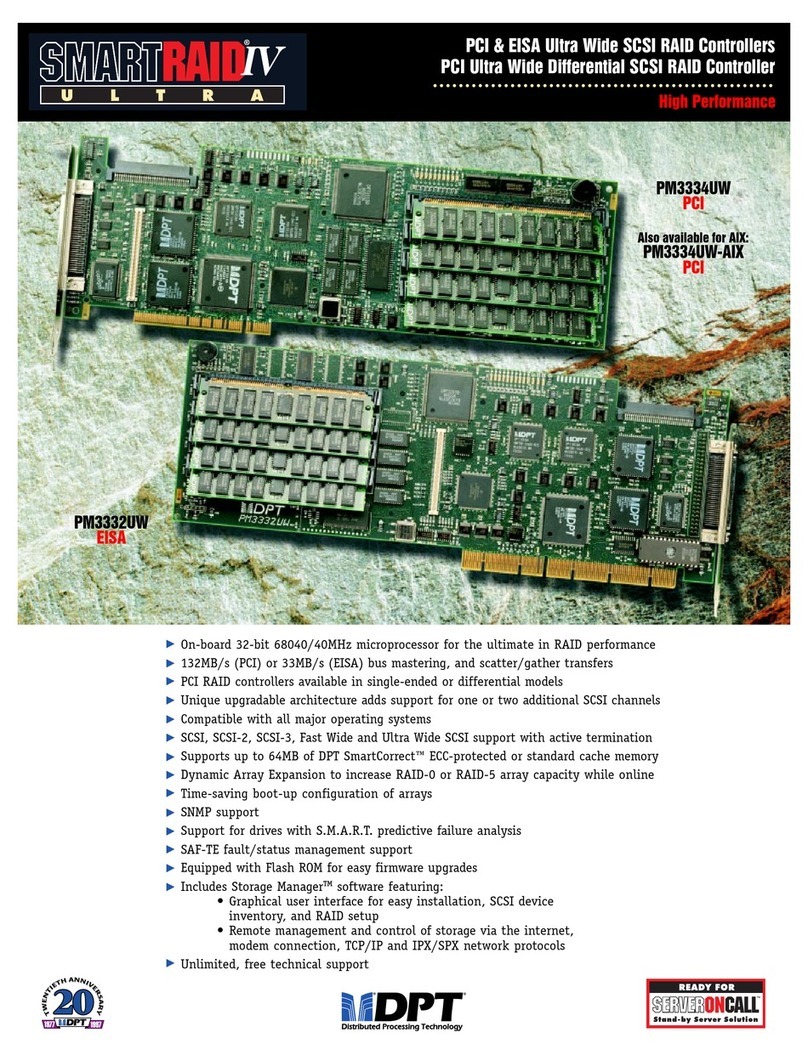 Adaptec PM3332UW Specifications
