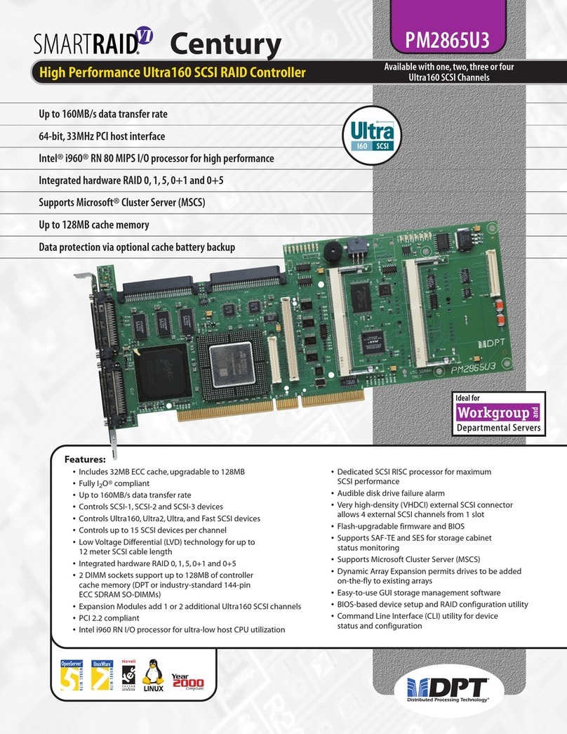Adaptec PM2865U3 User manual Adaptec PM2865U3 User manual