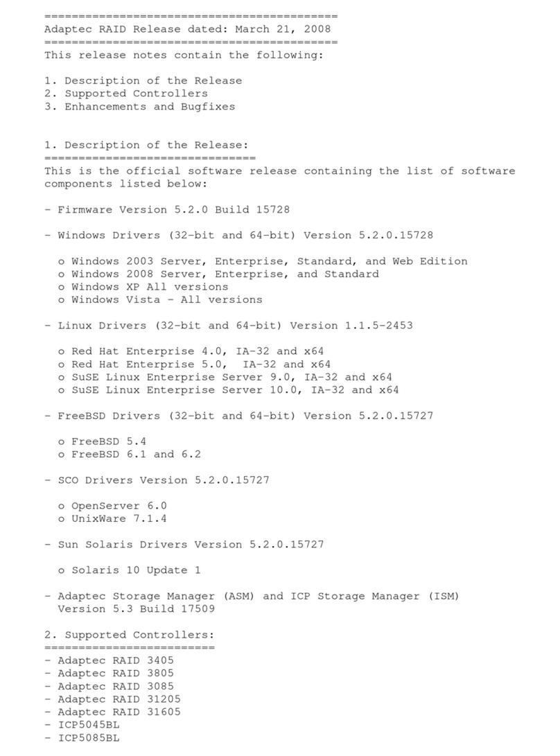 Adaptec ICP 5045BL Instruction Manual Adaptec ICP 5045BL Instruction Manual