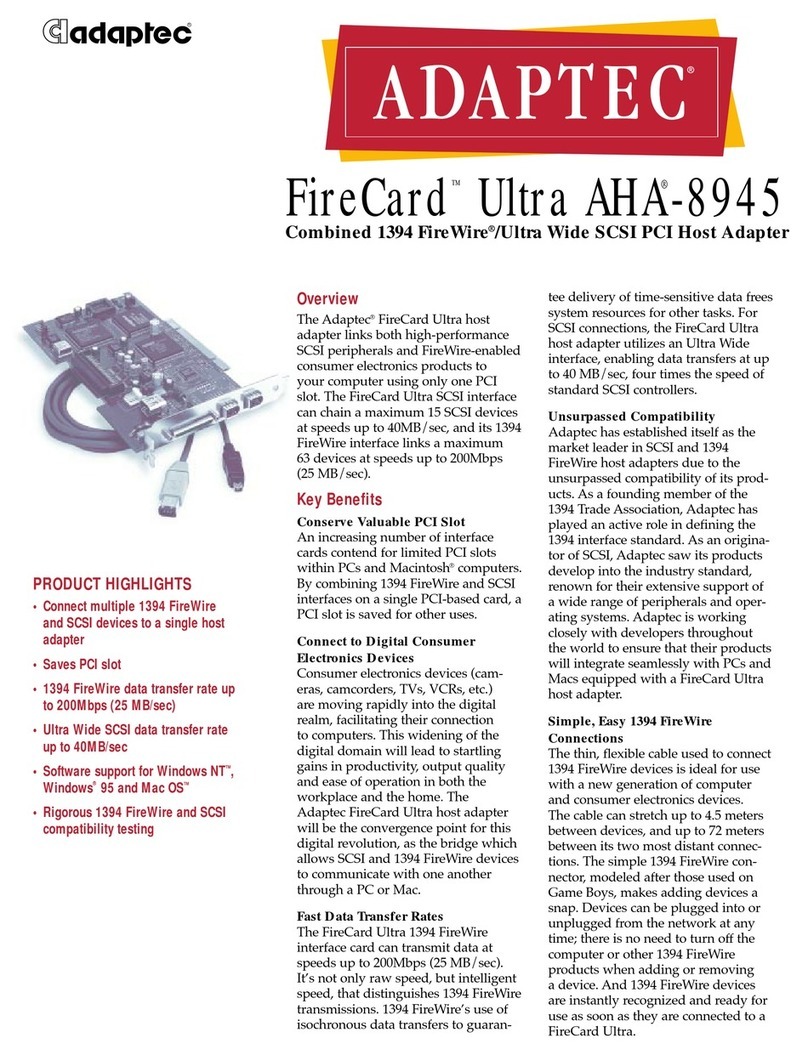 Adaptec AHA-8945 User manual