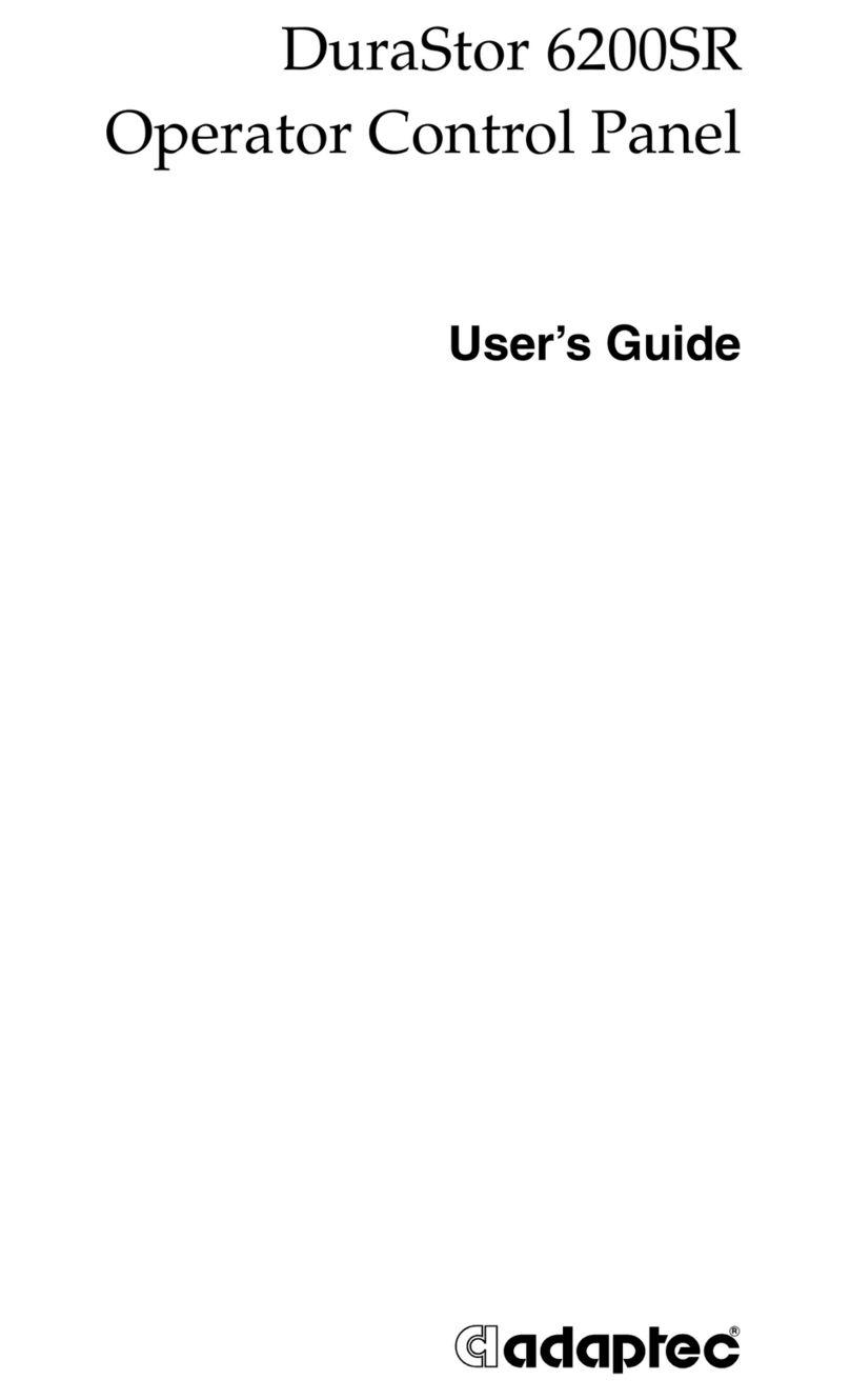 Adaptec DuraStor 6200SR user guide