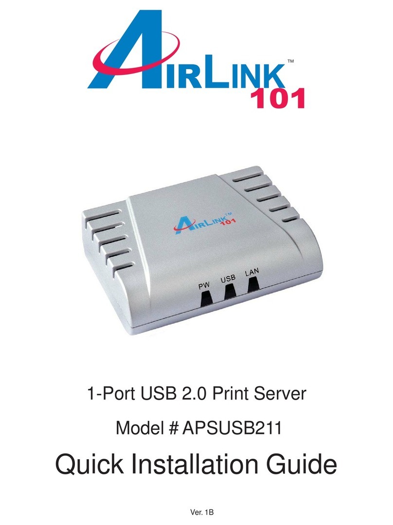 Airlink101 APSUSB211 User manual Airlink101 APSUSB211 User manual
