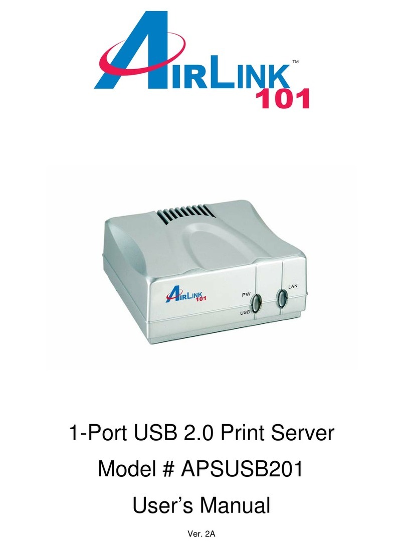 Airlink101 APSUSB201 User manual Airlink101 APSUSB201 User manual