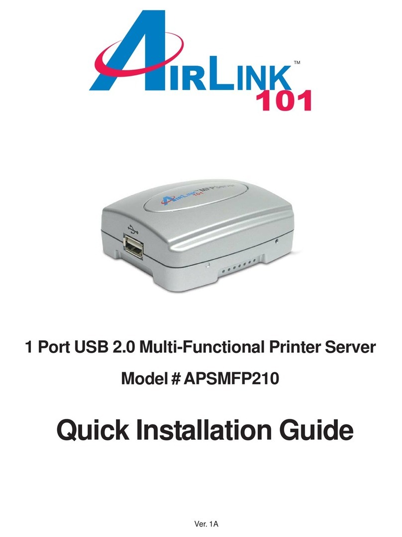 Airlink101 APSMFP210 User manual Airlink101 APSMFP210 User manual
