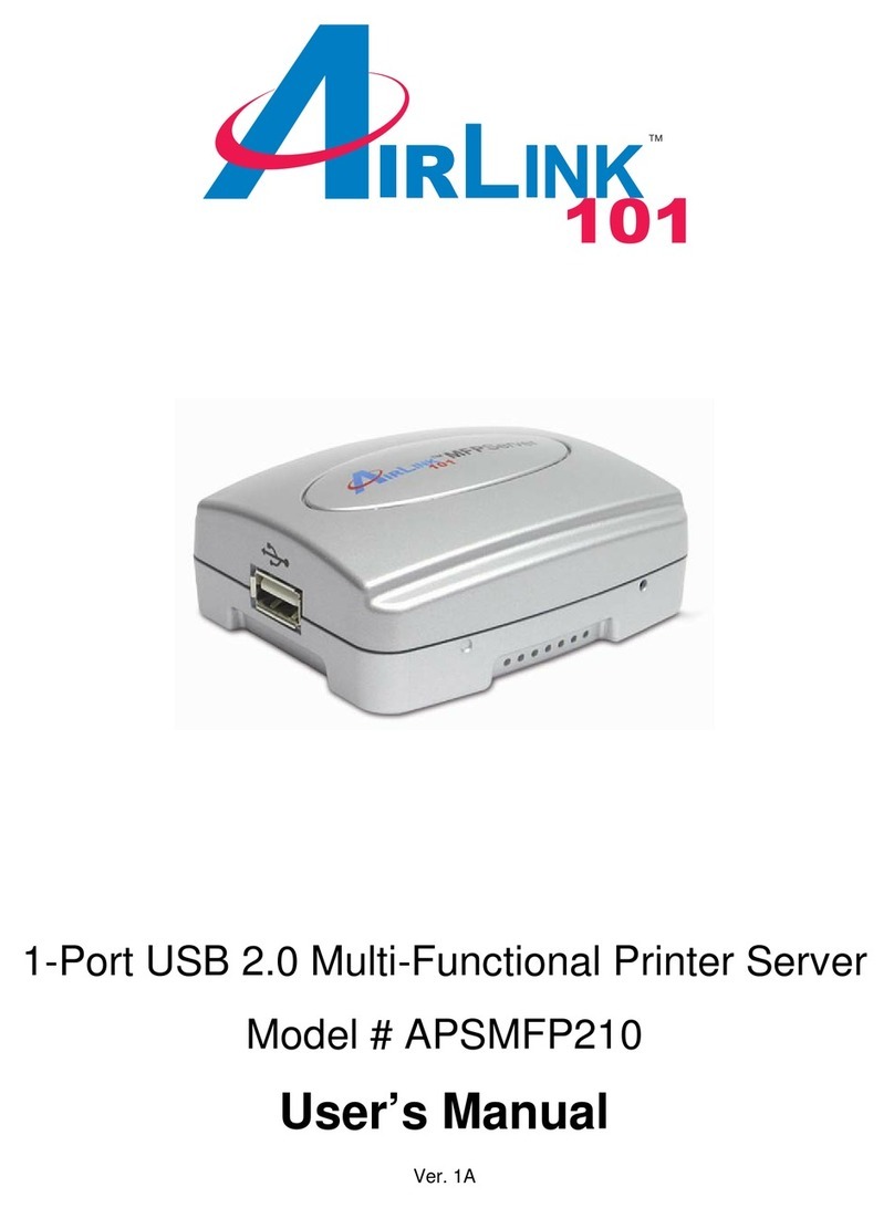 Airlink101 APSMFP210 User manual
