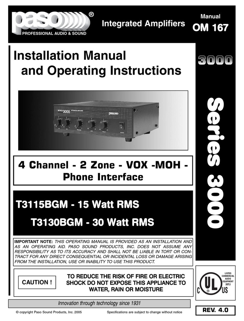 Aiphone T3130BGM User manual
