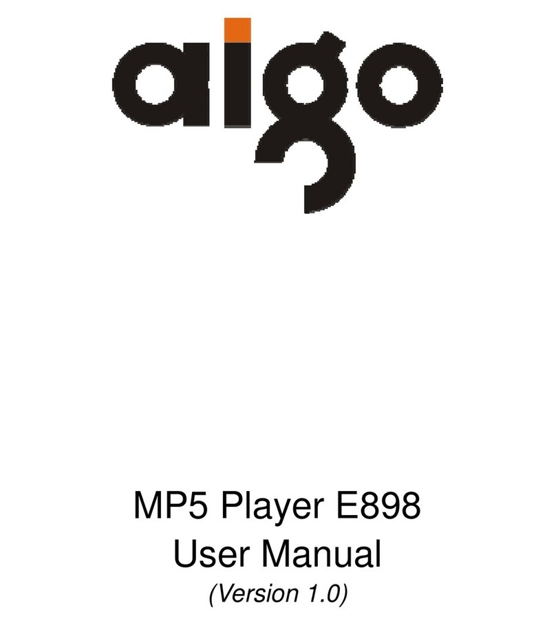 Aigo MP5-E898 user manual