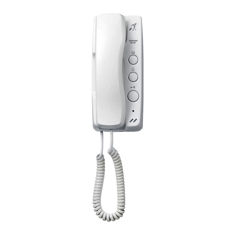 Aiphone GF-1D installation manual