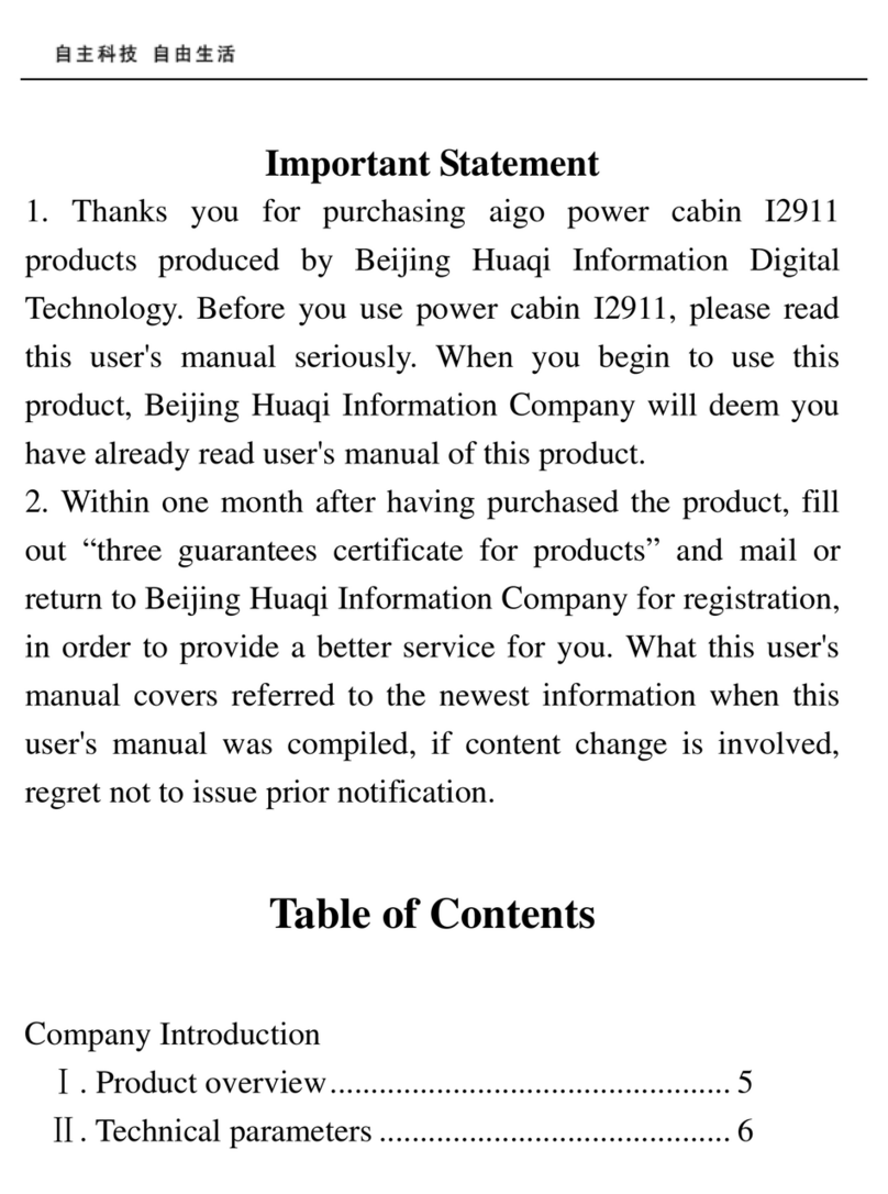 Aigo I2911 user manual
