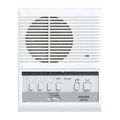 Aiphone LEF-3L user guide