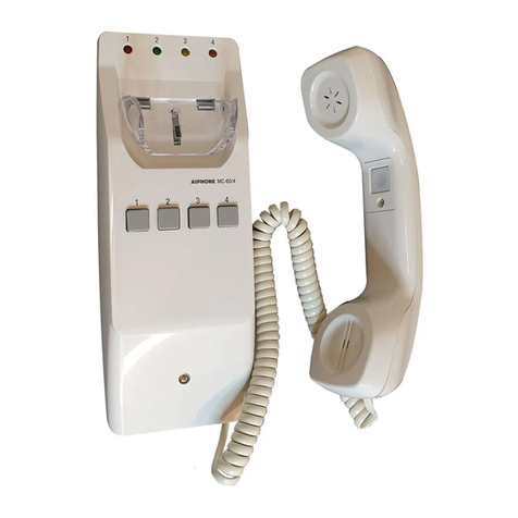 Aiphone MC-60/4 Specifications