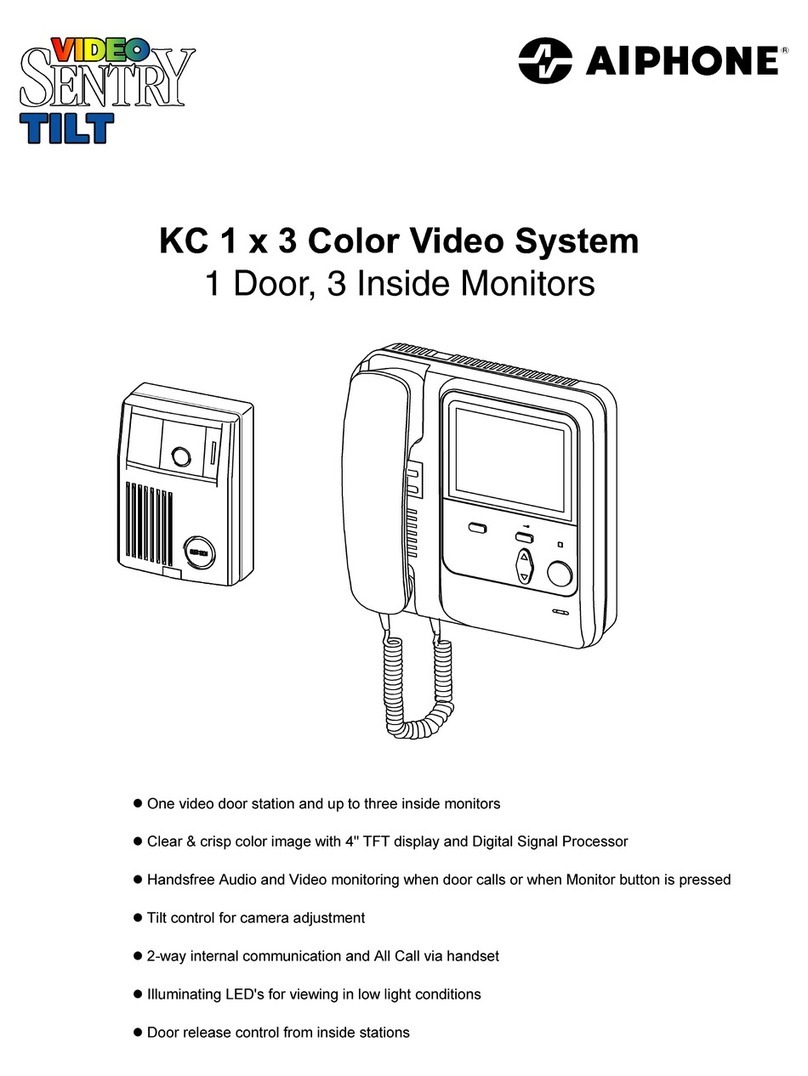 Aiphone KC-1GRD Instruction Manual Aiphone KC-1GRD Instruction Manual