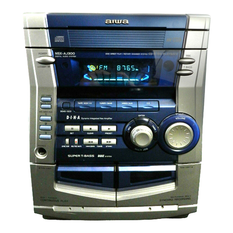 Aiwa NSX-AJ300 User manual