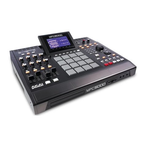 Akai MPC 5000 Quick start manual