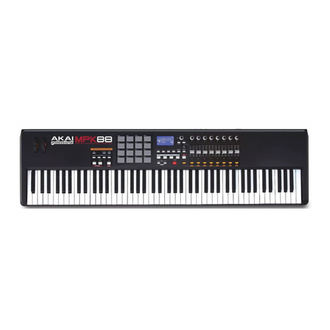 Akai MPK88 User manual