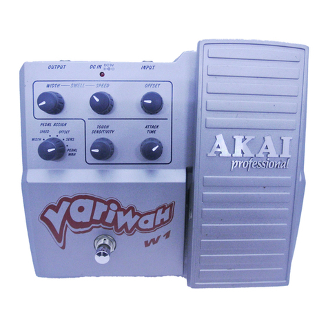 Akai VariWah W1 user guide
