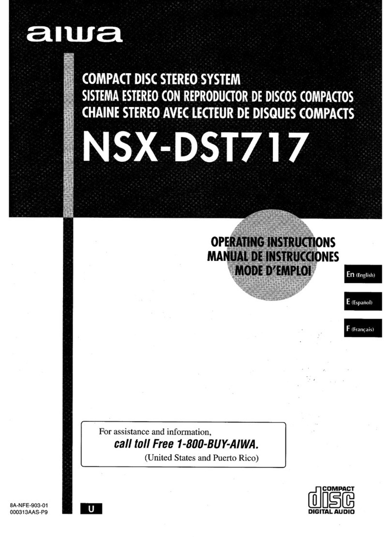 Aiwa NSX-DST717 operating instructions