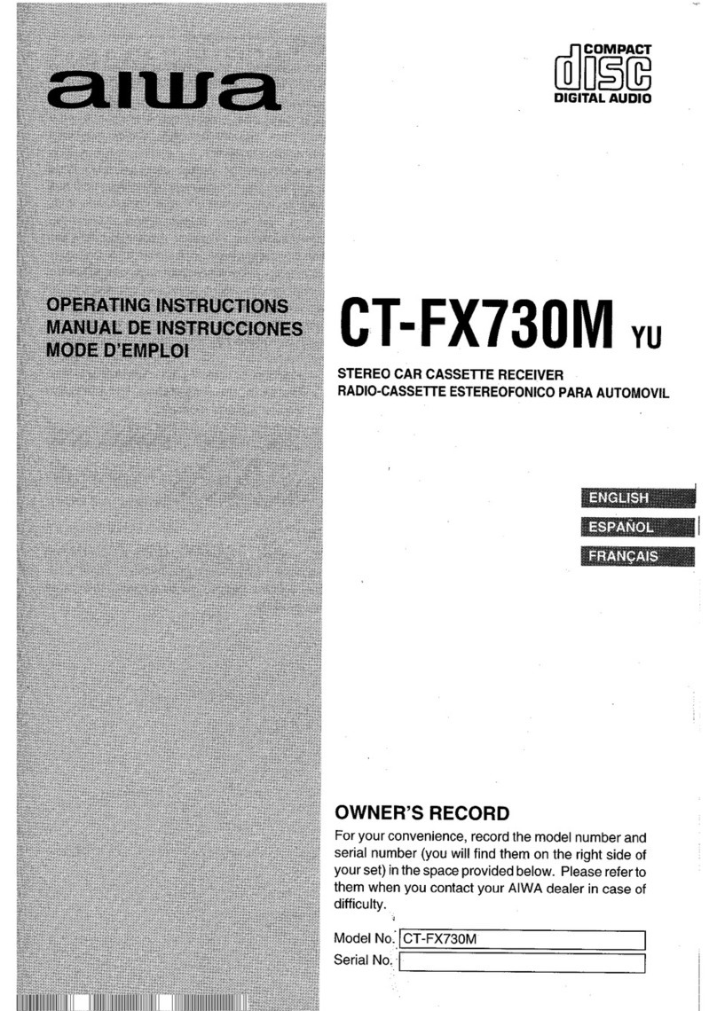 Aiwa CT-FX730M User manual