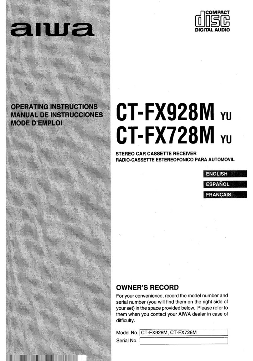 Aiwa CT-FX728 operating instructions