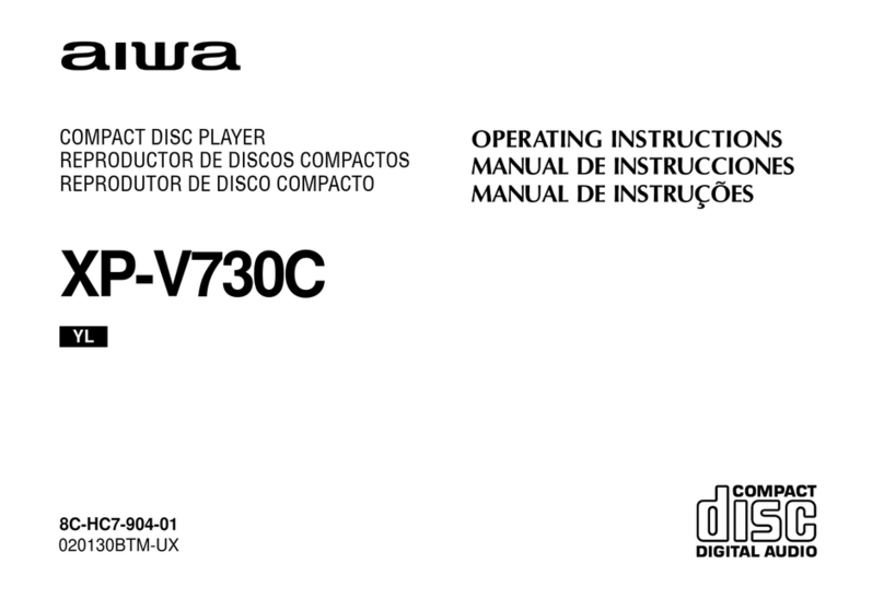 Aiwa XP-V730C User manual