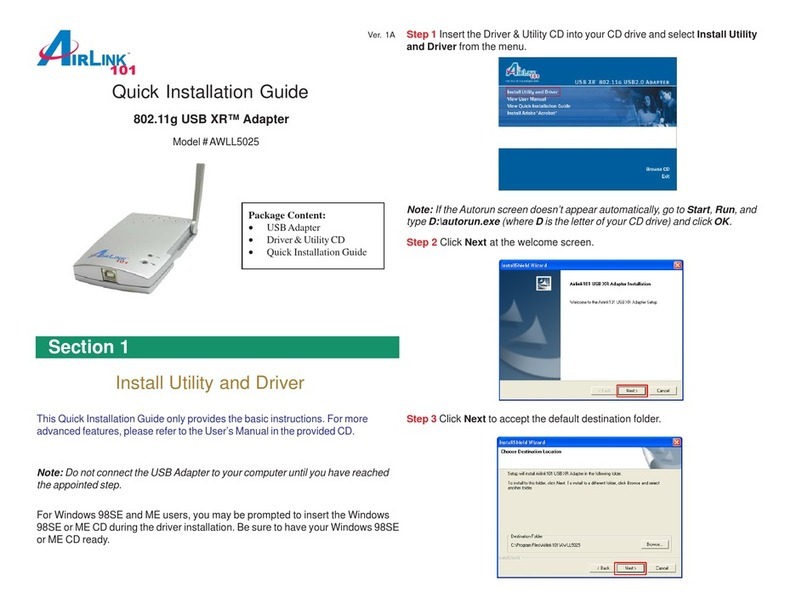 Airlink101 AWLL5025 User manual