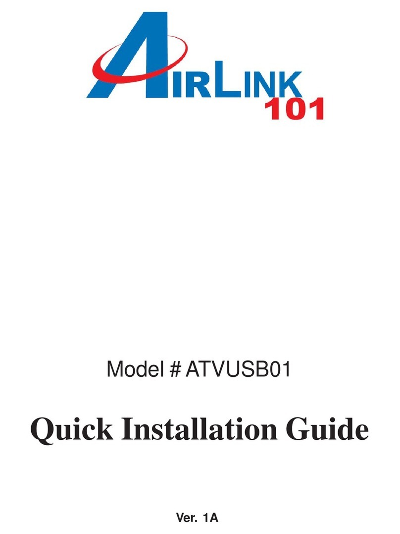 Airlink101 ATVUSB01 User manual