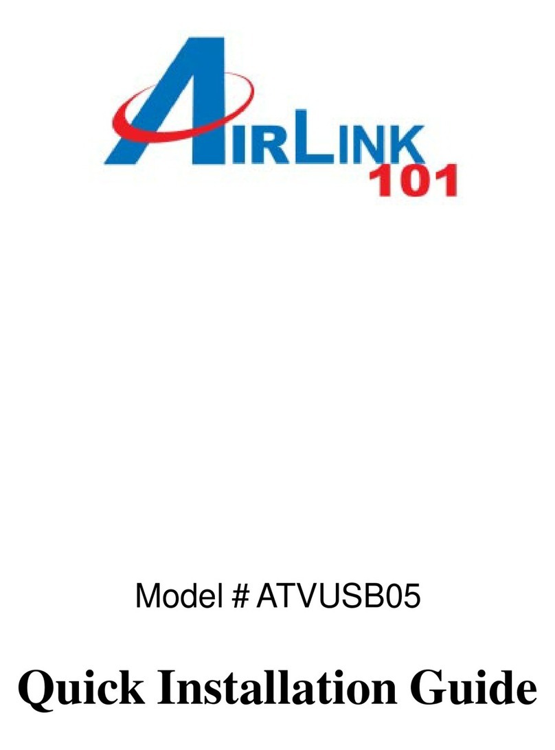 Airlink101 ATVUSB05 Quick installation guide